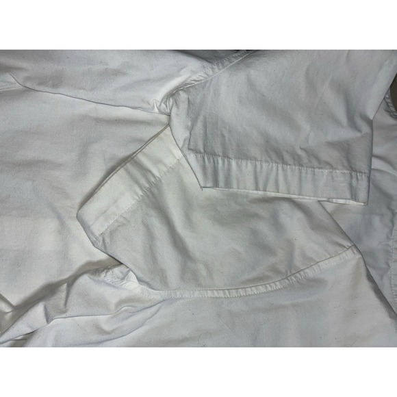 Bellfield Shirt Men's L White Short Sleeve‎ Southwestern Woven Pocket - Picture 10 of 11